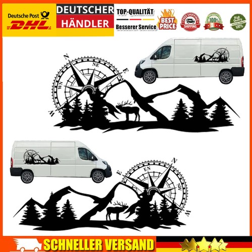 140cm aufkleber wohnwagen - 140cm,