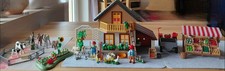 Playmobil Konvolut 5120/6121/70495/Bauernhofladen, Marktstand u. Traktor 