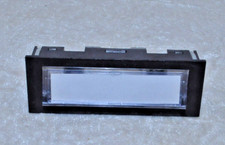 Klingeltaster schwarz  mit Namensschildeinlage  Neu Einbaumaß 58 mm x 20 mm