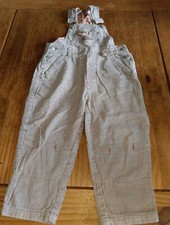 Baby Cord-Latzhose beige Gr