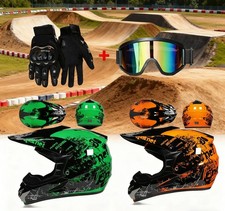 Brille Handschuhe Integralhelm M/L/XL Crosshelm Helme Motohelm Motorcross