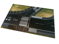 ALU DIORAMA PLATTE  FLUGHAFEN