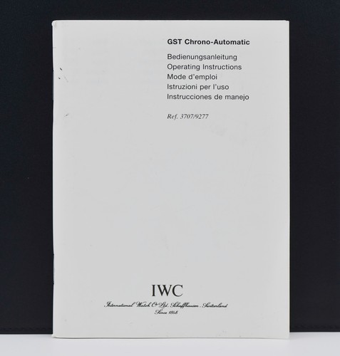 Iwc gst chrono automatic - gst, chrono-automatic