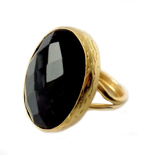 Onyx ring groß - onyx, ca.