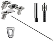 Selbstspannendes Bimini Mickey Komplettset für Sonnenverdeck Sonnenschutz Boot