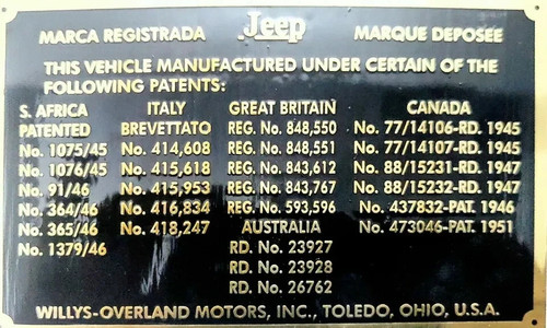 Willys jeep motor messing - willys,