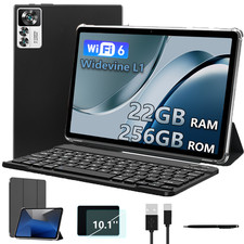 2025 Neu Tablet Android 15  22GB+256GB  10.1 Zoll Octa-Core Wifi 6 Netflix