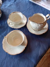 6 Teile Bavaria Schumann Mit Goldrand Top Kaffeeset Nachlass 