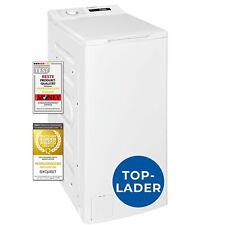 Exquisit Waschmaschine 7,5kg Toplader schmal Energieklasse A LTO51207-030A weiss