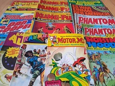 Kung-Fu, Phantom, Raumagent Alpha, Rex Danny... - Konvolut 16 Comichefte Bastei