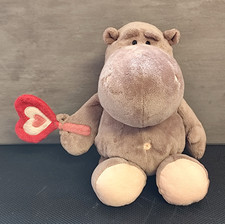 NICI Nilpferd mit Herz Lolly