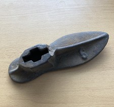 Für den Schuster, Schuhmacher. Eiserner Schuhleisten der Größe 6 