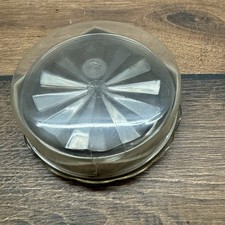 Vintage Untersetzer Set Kunststoff transparent Retro 70er