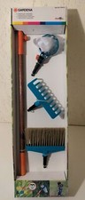 Gardena Gartengeräte für Kinder mit Besen, Rechen und Obstpflücker mit Fangtuch