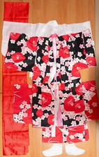 Original Japanischer Kimono mitwachsend mehrteilig Kinder Größe 100-116 jp. 5-6