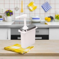 Gewürzpumpe Flaschenstation Saucenpumpe Flasche für Dressing Senf Karamell