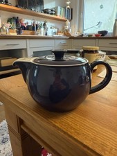 Dibbern Solid Color hier die Teekanne, marine Virtinenstück, Erbe, NP ca. 137,00