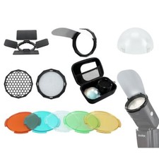 Rundkopf Blitzzubehör Set