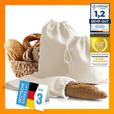 3er Set Brotbeutel Baumwolle