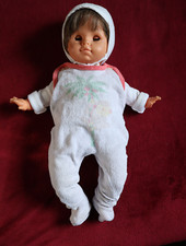 Niedliche BABYPUPPE Zapf Creation weicher Körper 50/18 saß nur auf der Couch