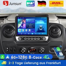 DAB+ Carplay Android 13 HD Autoradio Für Renault Master Nissan NV400 Opel Movano