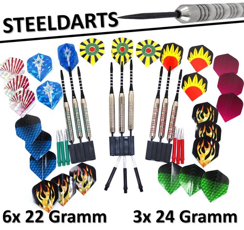 Steeldarts dartpfeile 22g 24 - 9,
