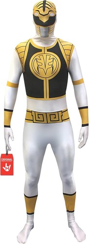 Weißes power ranger kostüm - power,