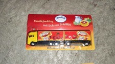 Biertruck  -  gelber LKW mit Hänger Landliebe-Quark, OVP