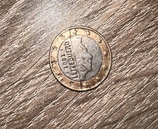 Seltene 1 Euro Münze Letzebuerg 2002