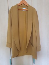 Cardigan Longblazer Senfgelb Knitterfrei Größe XS Pimkie