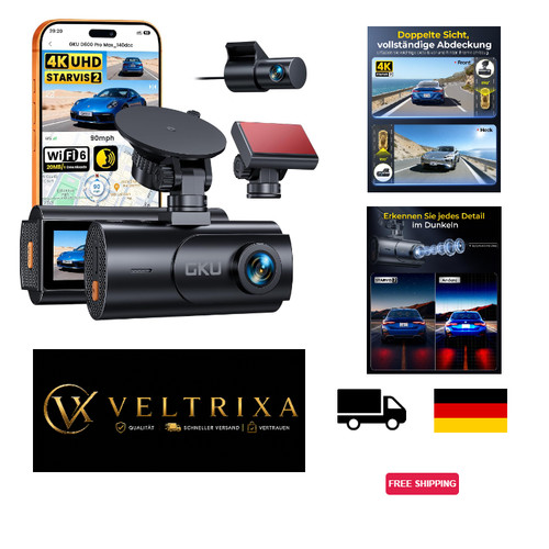 D600pro max dashcam ultra - 4k,