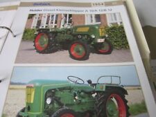 Traktor Holder  Kleinschlepper A 10, A 12, B 12, 1954 Datenblatt  02