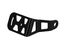 Kennzeichenhalter seitlich, aus Edelstahl, Schwarz - für Simson S50, S51, S70, K