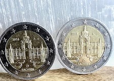 2 Euromünze Sachsen A 2016 Umlaufmünzen