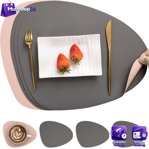 Tischsets abwaschbar rund - abwaschbar,