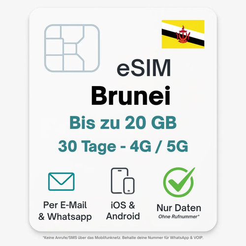 Brunei darussalam esim - brunei,