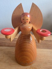 Weihnachtsengel Holz, Kerzenhalter