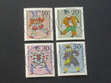 Bund  1970  Mi. Nr. 650-53 mit Vollstempel und Gummi