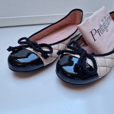 PRETTY BALLERINAS Rosario Klassischer Ballerina Leder gesteppt Gr.39 #3011