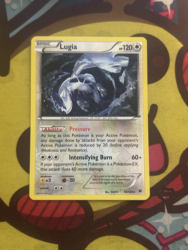 Pokemon lugia 124 reverse - pokemon,