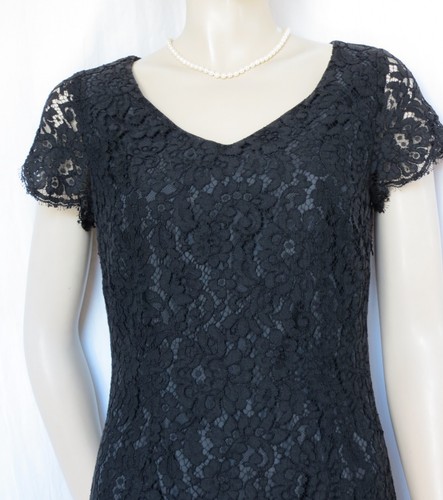 Laura ashley kleid - ashley, schwarz