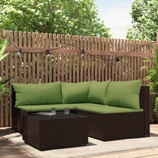 Garten Ecksofa mit Kissen Poly