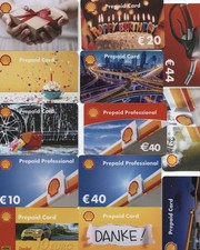 32 Shell - P r e p a i d - Karten - Tankkarten - l e e r !!!!!!!!!