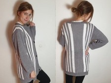 Häkeljacke Cardigan Jacke Jacke  Handarbeit Gehäkelt Häkeln M L 