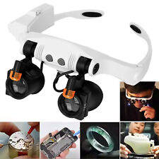 Profi LED Stirnlupe Kopflupe