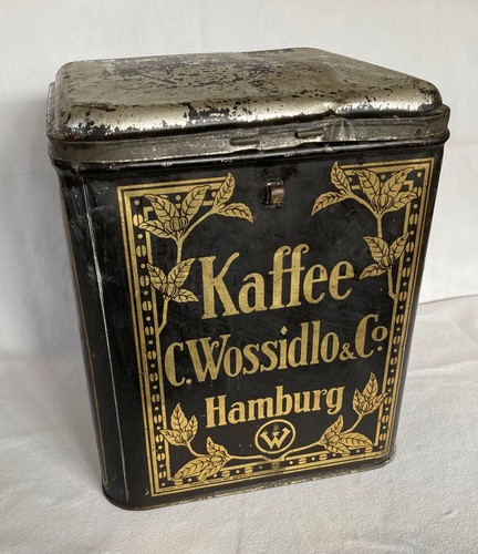 Seltene alte große - , kaffeedose