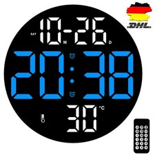 Wanduhr Digitaluhr Temperatur