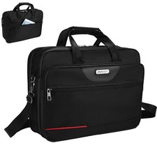 Herren Aktentasche 15 zoll Laptop Tasche Arbeitstasche Umhängetasche Schwarz New