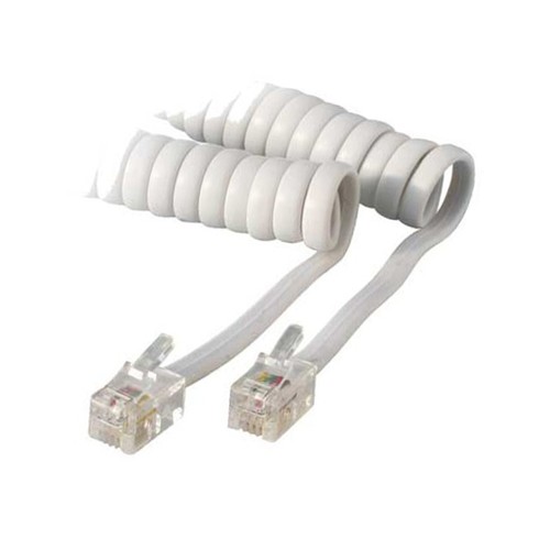 Telefonhörer spiral kabel - 2m,