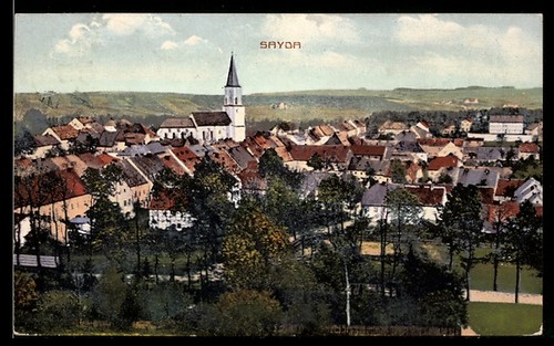 Ansichtskarte sayda - ansichtskarte,